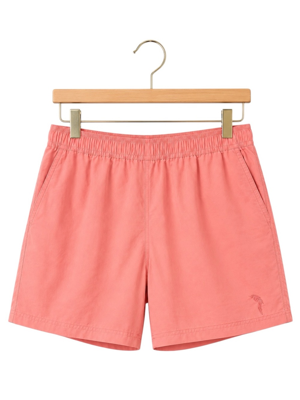 Men's Caribbean Swimwear Salmon Swim Trunks Mesh Lined Elastic Waist Medium